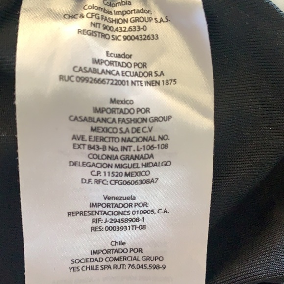 Armani Exchange Black Sheer Textured Body-cone Mini Dress Size M - Picture 10 of 13